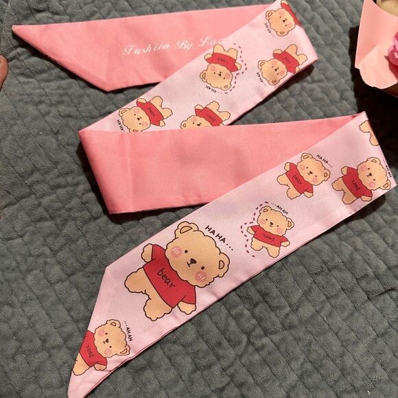 Pink Bear Hair Ribbon Headband – Fashion By Lucy - Picture 12 of 16